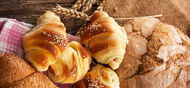 Pasticceria, prima colazione, prodotti da forno, croissant e brioches